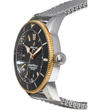 Breitling Superocean Heritage B20 Automatic 44 Black Dial Silver Mesh Bracelet Watch for Men - UB2030121B1A1 Buy Now By Breitling