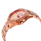 Guess Frontier Diamonds Rose Gold Dial Rose Gold Steel Strap Watch For Women - W1156L3 Buy Now By Guess