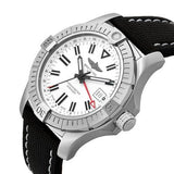 Breitling Avenger Automatic GMT 43 White Dial Black Nylon Strap Watch for Men - A32397101A1X1 Buy Now By Breitling