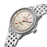 Breitling Navitimer Automatic 35 White Dial Silver Steel Strap Watch for Men - A17395F41G1A1 Buy Now By Breitling