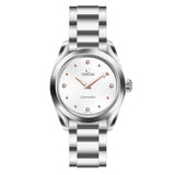 Omega Seamaster Aqua Terra Quartz Diamond Silver Dial Silver Steel Strap Watch for Women - 220.10.28.60.54.001 Buy Now By Omega