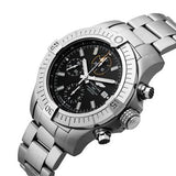 Breitling Avenger Chronograph 45mm Black Dial Silver Steel Strap Watch for Men - A13317101B1A1 Buy Now By Breitling