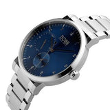 Hugo Boss Oxygen Chronograph Blue Dial Silver Steel Strap Watch for Men - 1513597 Buy Now By Hugo Boss