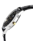 Tissot T Classic Dream Black Dial Black Leather Strap Watch for Men - T033.410.26.053.01 Buy Now By Tissot