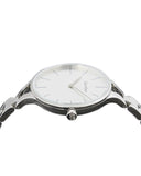 Calvin Klein Graphic White Dial Silver Steel Strap Watch for Women - K7E23146 Buy Now By Calvin Klein