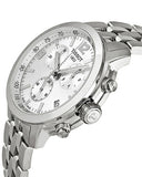 Tissot PRC 200 Chronograph Quartz Silver Dial Silver Steel Strap Watch For Men - T055.417.11.037.00 Buy Now By Tissot