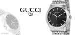 Gucci G Timeless Black Dial Silver Steel Strap Watch For Men - YA126402 Buy Now By Gucci