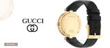 Gucci Diamantissima Quartz Mother of Pearl Dial Black Leather Strap Watch for Women - YA141404 Buy Now By Gucci