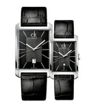 Calvin Klein Window Black Dial Black Leather Strap Watch for Men - K2M21107 Buy Now By Calvin Klein
