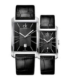 Calvin Klein Window Black Dial Black Leather Strap Watch for Men - K2M23107 Buy Now By Calvin Klein