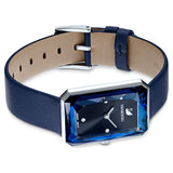 Swarovski Uptown Crystal Blue Dial Blue Leather Strap Watch for Women - 5547713 Buy Now By Swarovski