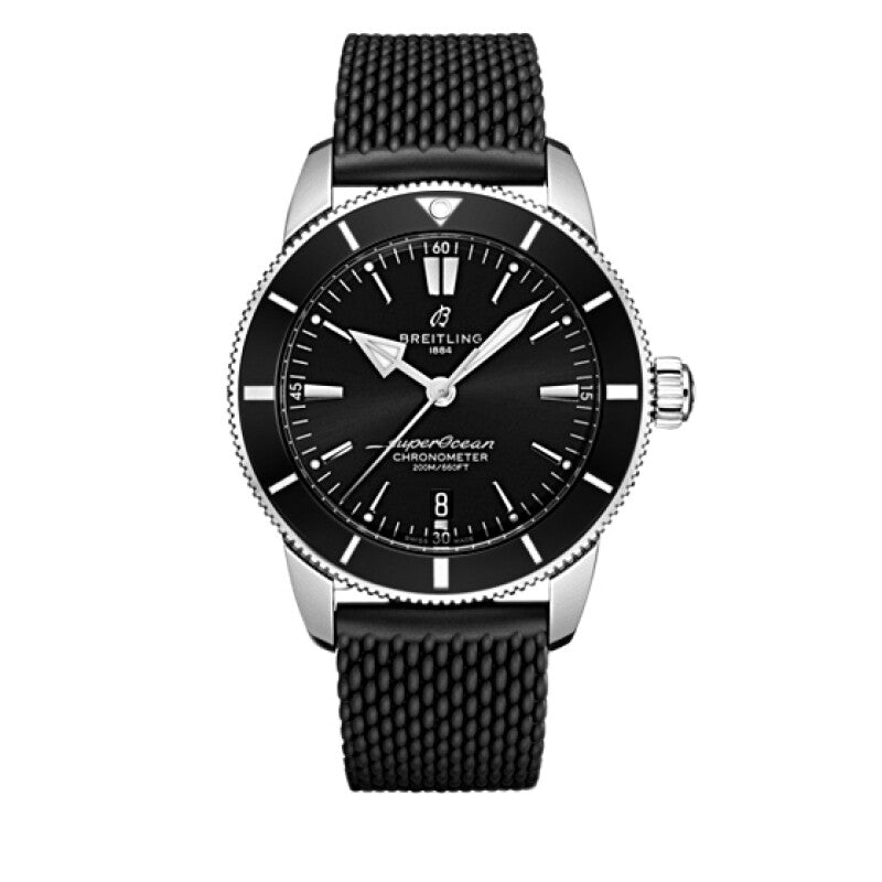 Breitling Superocean Heritage B20 Automatic 44 Black Dial Black Mesh Bracelet Watch for Men - AB2030121B1S1 Buy Now By Breitling