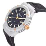 Salvatore Ferragamo F-80 Black Dial Black Rubber Strap Watch For Men - SFHY00120 Buy Now By Salvatore Ferragamo