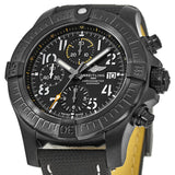 Breitling Avenger Chronograph 45mm Night Mission Black Dial Black Nylon Strap Watch for Men - V13317101B1X1 Buy Now By Breitling