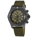 Breitling Avenger Chronograph 45mm Green Dial Green Nylon Strap Watch for Men - V13317101L1X1 Buy Now By Breitling