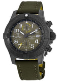 Breitling Avenger Chronograph 45mm Green Dial Green Nylon Strap Watch for Men - V13317101L1X1 Buy Now By Breitling