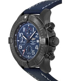 Breitling Super Avenger Chronograph 48 Night Mission Blue Dial Blue Leather Strap Watch for Men - V13375101C1X2 Buy Now By Breitling