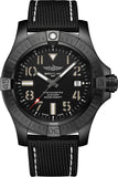 Breitling Avenger Automatic 45 Seawolf Night Mission Black Dial Black Nylon Strap Watch for Men - V17319101B1X1 Buy Now By Breitling