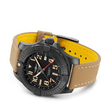 Breitling Avenger Automatic GMT 45 Black Dial Brown Nylon Strap Watch for Men - V32395101B1X1 Buy Now By Breitling