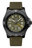 Breitling Avenger Automatic GMT 45 Night Mission Green Dial Green Nylon Strap Watch for Men - V323952A1L1X1 Buy Now By Breitling
