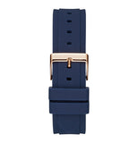 Guess Zena Blue Dial Blue Silicone Strap Watch For Women - W1094L2 Buy Now By Guess