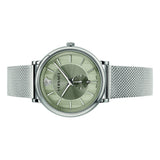 Versace V-Circle Silver Dial Silver Mesh Bracelet Watch for Men - VBQ060017 Buy Now By Versace