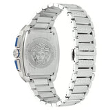Versace Dominus Chronograph Blue Dial Silver Steel Strap Watch For Men - VE6H00423 Buy Now By Versace