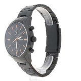 Fossil Townsman Chronograph Black Dial Black Steel Strap Watch for Men - FS5379 Buy Now By Fossil