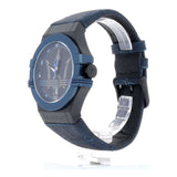 Maserati Potenza Black Dial 42mm Blue Leather Strap Watch For Men - R8851108007 Buy Now By Maserati