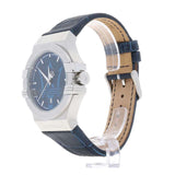 Maserati Potenza Blue Dial Blue Leather Strap Watch For Men - R8851108015 Buy Now By Maserati