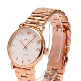 Marc Jacobs Baker White Dial Rose Gold Steel Strap Watch for Women - MBM3244 Buy Now By Marc Jacobs