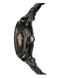 Versace Palazzo Empire Black Dial Black Steel Strap Watch for Men - VERD00518 Buy Now By Versace