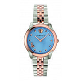 Versace Audrey Quartz Blue Dial Two Tone Steel Strap Watch for Women - VELR00619 Buy Now By Versace