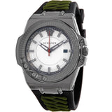 Versace Chain Reaction Quartz White Dial Green Rubber Strap Watch for Men - VEDY00419 Buy Now By Versace