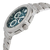 Versace Grace Chronograph Quartz Green Dial Silver Steel Strap Watch For Men - VEZ900121 Buy Now By Versace