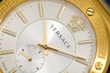 Versace Greca Silver Dial Gold Steel Strap Watch for Men - VEVI00520 Buy Now By Versace