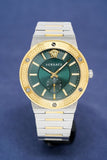 Versace Greca Green Dial Silver Steel Strap Watch for Men - VEVI00420 Buy Now By Versace