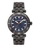 Versace Greca Sport Quartz Black Dial Black Steel Strap Watch For Men - VEZ300621 Buy Now By Versace
