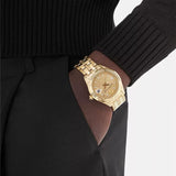 Versace Greca Time Quartz Gold Dial Gold Steel Strap Watch For Men - VE3K00522 Buy Now By Versace