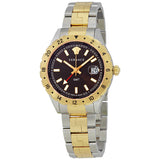 Versace Hellenyium Quartz Brown Dial Two Tone Steel Strap Watch For Men - V11040015 Buy Now By Versace