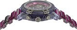 Versace Icon Active Chronograph Black Dial Purple Rubber Strap Watch For Men - VEZ701423 Buy Now By Versace