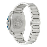 Versace Dominus Chronograph Blue Dial Silver Steel Strap Watch For Men - VE6H00423 Buy Now By Versace