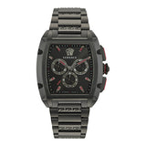 Versace Dominus Chronograph Quartz Black Dial Black Steel Strap Watch For Men - VE6H00623 Buy Now By Versace