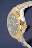 Versace Hellenyium Green Dial Two Tone Steel Strap Watch for Women - V12050015 Buy Now By Versace