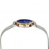 Versace Meander Blue Dial Silver Mesh Bracelet Watch for Women - VELW00520 Buy Now By Versace