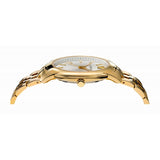 Versace V-Urban Quartz White Dial Gold Steel Strap Watch For Men - VELQ00719 Buy Now By Versace