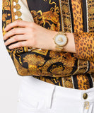 Versace Palazzo Empire Greca White Dial Gold Mesh Bracelet Watch for Women - VEDV00619 Buy Now By Versace