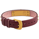 Versace Medusa Lock Icon Gold Dial Red Leather Strap Watch for Women - VEDW00319 Buy Now By Versace