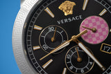 Versace Sport Tech Chronograph Black Dial Black Rubber Strap Watch for Women - VELT00619 Buy Now By Versace