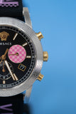 Versace Sport Tech Chronograph Black Dial Black Rubber Strap Watch for Women - VELT00619 Buy Now By Versace